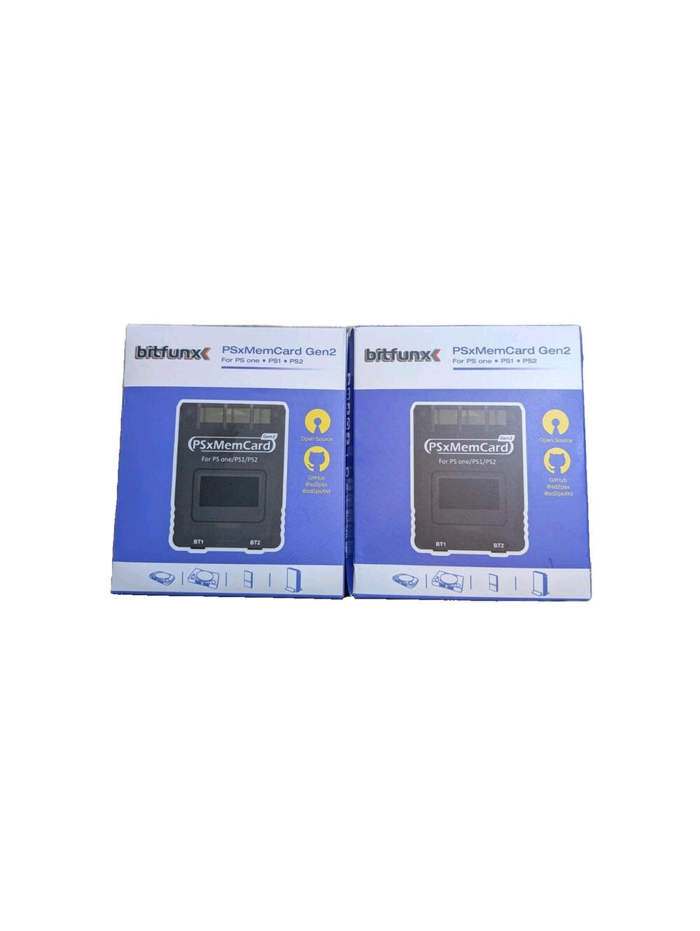 PSxMemCard Gen 2 Compatible with PS1/PS2 Brand New Sealed Box [COPY]